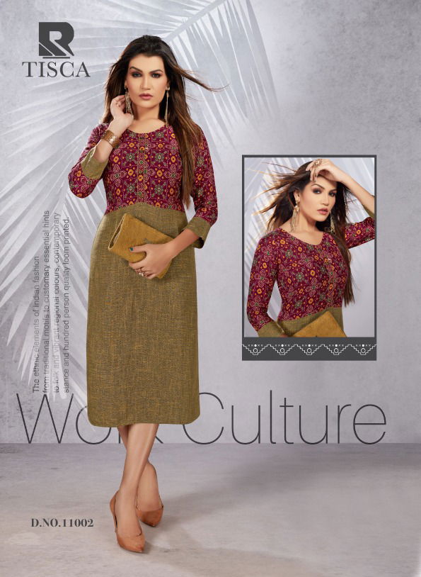 Raashi Tisca Designer Exclusive Wholesale Printed Kurtis
